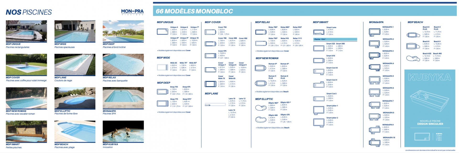 DEPLIANT PISCINE COQUE CLASSIQUE BY JAIME LA COQUE